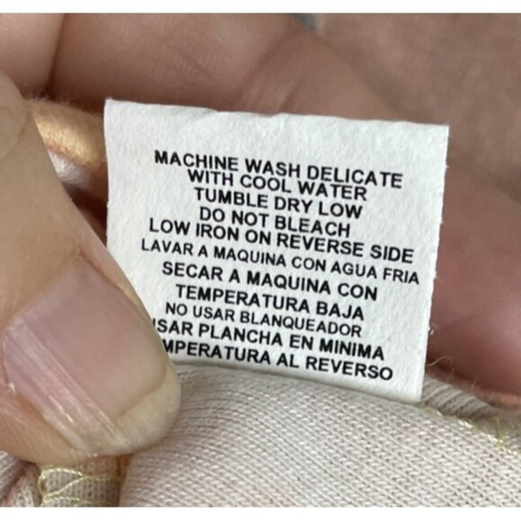 Vintage Womens Y2K One World 2X Top Blouse Satin Trim Birds Boho Floral Romantic - Picture 7 of 8